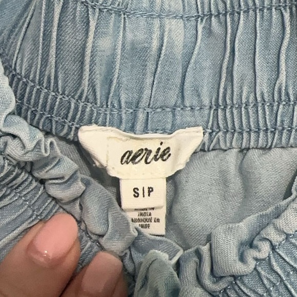 Aerie Offline, Size Small, Blue Flowy Shorts - Picture 2 of 2